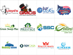 Custom Cleaning Services Logos