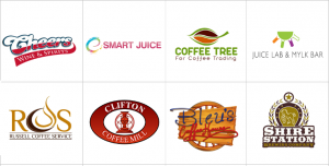 Custom Beverages Logo Design
