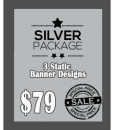 3 Custom Banner Design Package