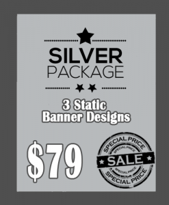 3 Custom Banner Design Package