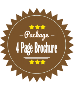 4 Page Brochure Design Package