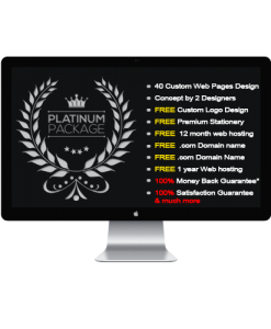 40 Web Pages Custom Design Package