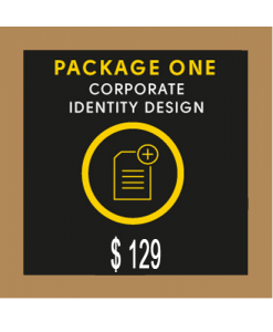 Bronze Custom Stationery Design Package
