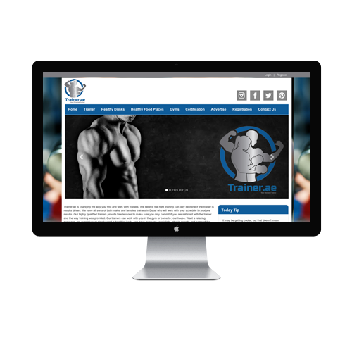 Fitness Website design Services