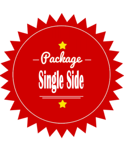 Single Sided Leaflet Brochure Design Package