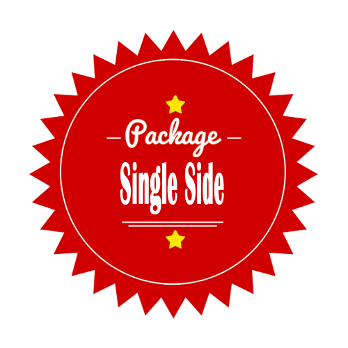 Single Sided Leaflet Brochure Design Package