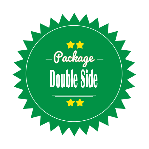 Double Side Leaflet Brochure Design Package