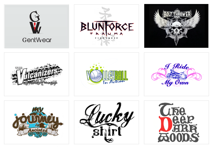 Custom T-Shirt Logo Design