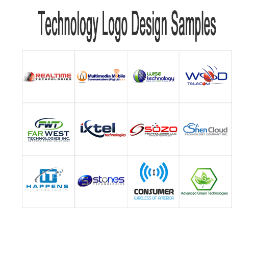 Technology Logos Design Gallery